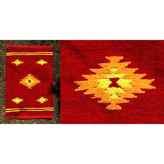 Handwoven Cotton Mat / Aasan Diamond 