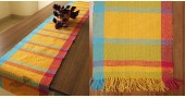Handwoven Dhurrie - Cotton table mat and runner