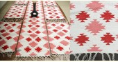 Handwoven Dhurrie - Cotton table mat and runner