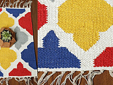 Handwoven Dhurrie | Cotton Place Mat / Table Mat