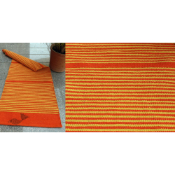 Handwoven Dhurrie | Cotton Yoga Mat / Living Room Rug - Pick By Pick