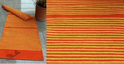 Handwoven Dhurrie | Cotton Yoga Mat / Living Room Rug - Pick By Pick