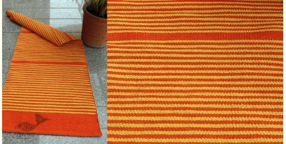 Handwoven Dhurrie | Cotton Yoga Mat / Living Room Rug - Pick By Pick