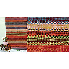 Handwoven Dhurrie | Cotton Dhurrie - 8 Paddle