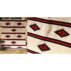 Handwoven Dhurrie | Cotton Dhurrie - Small Diamond