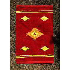 Handwoven Dhurrie | Cotton Mat / Aasan - Diamond