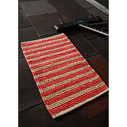 Handwoven Dhurrie | Cotton Mat / Aasan - Chunky Ring Mat