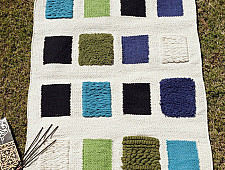 Handwoven Dhurrie | Cotton Mat / Aasan - 3D Box