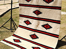 Handwoven Dhurrie | Cotton Dhurrie - Small Diamond