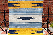 Handwoven Dhurrie | Cotton Center Sofa Dhurrie - Mehrab