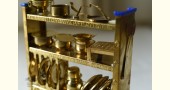 handmade brass Miniature Baby Kitchen Set