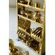 brass Miniature Baby Kitchen Set