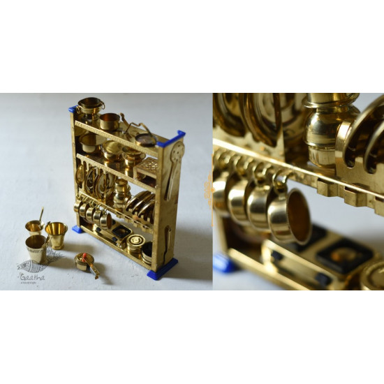 handmade brass Miniature Baby Kitchen Set