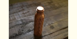 Traditional Utensils - Copper Halfmade Matt Water Bottle
