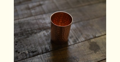 Traditional Utensils - Copper Hammered Glass
