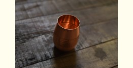 Traditional Utensils - Copper Damru (Round) Glass