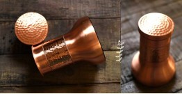 Traditional Utensils - Copper Half Hammered Flask