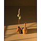 shop Wooden Miniature Vase (Set of Two)