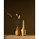shop Wooden Miniature Vase (Set of Two)