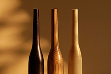 Sankhla | Wooden Miniature Vases (Set of Three)