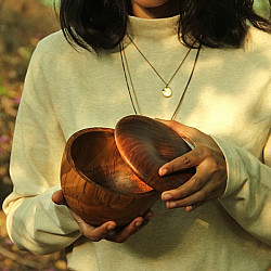 Sankhla ✼ Wooden Teak Bowl ✼ 11
