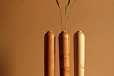 Sankhla | Wooden Vases - Set of Three