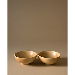 Sankhla | Wooden Set Of Two Bowl 