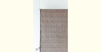 Block Printed Fabric ✩ Cotton - Kalmash Black & Maroon( Per meter )