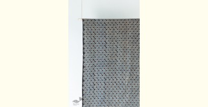 Block Printed Fabric ✩ Cotton Fabric - Nakhali Black ( Per meter )