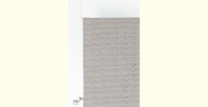 Block Printed Fabric ✩ Cotton - Ira Black ( Per meter )