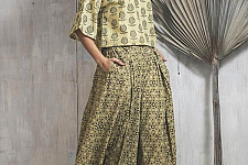 Celestia ☙ High waist pleated pants - Khakhi ☙ A12