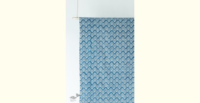 Block Printed Fabric ✩  Cotton - Ilana Indigo ( Per meter )