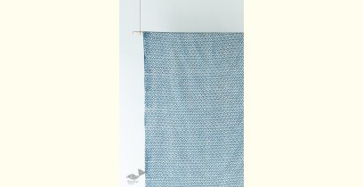 Block Printed Fabric ✩  Cotton - Ziba Indigo ( Per meter )