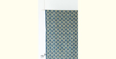 Block Printed Fabric ✩ Cotton - Nahal Indigo & Henna ( Per meter )