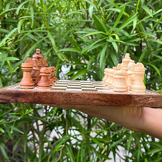 shop Handmade Wooden indoor Board game - Chess