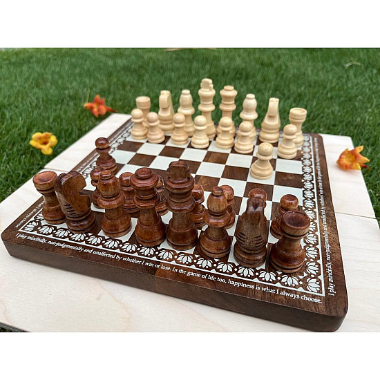 shop Handmade Wooden indoor Board game - Chess