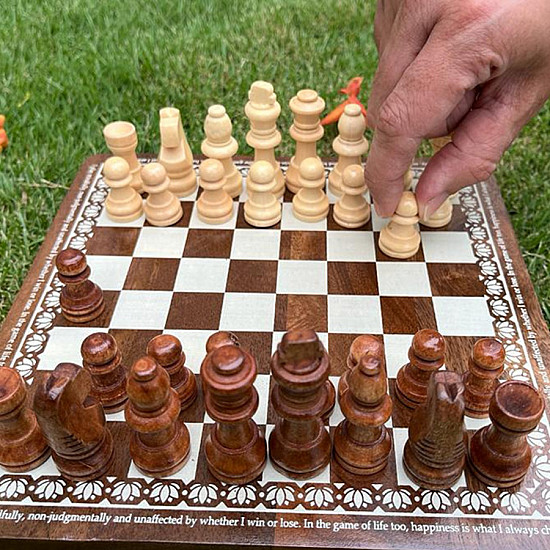 shop Handmade Wooden indoor Board game - Chess