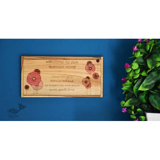 shop wooden welcome board - for new house gift