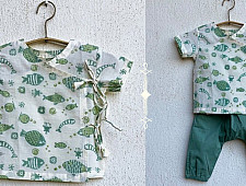 Chubby | Organic Cotton . Kids Garment ★ 1 ★ Fish Print