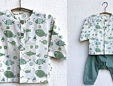 Chubby | Organic Cotton . Kids Garment ★ 2 ★ Fish Print