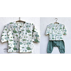 Chubby | Organic Cotton . Kids Garment ★ 2 ★ Fish Print