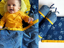 Organic Cotton ★ Kids Organic Gift Set (Dohar + 2 Zoo Bolster) ★ 12