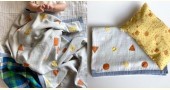 shop Kids Organic Gift Set (Dohar + Kapok Pillow Dhruvtara print)