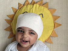Organic Cotton ★ Sun Mustard Seed Pillow ★ 3