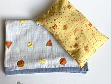 Organic Cotton ★ Kids Organic Gift Set (Dohar + Kapok Pillow Dhruvtara print) ★ 13
