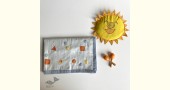 shop Kids Organic Gift Set (Dohar + Mustard Seed Pillow + Maracas - Dhruvtara)