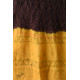 shop Handcrafted Ajrakh Bandhani Dark Violet Color Silk Stole