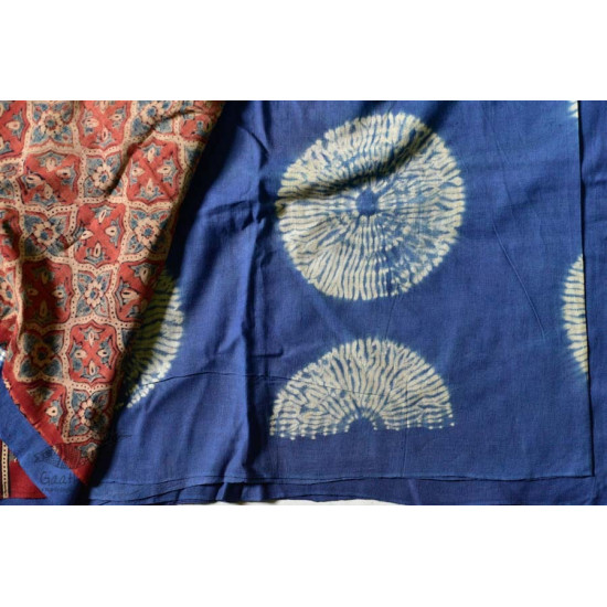 Charulata ★ Tie-Dye & Ajrakh ★ Cotton Shibori Saree ★ 3