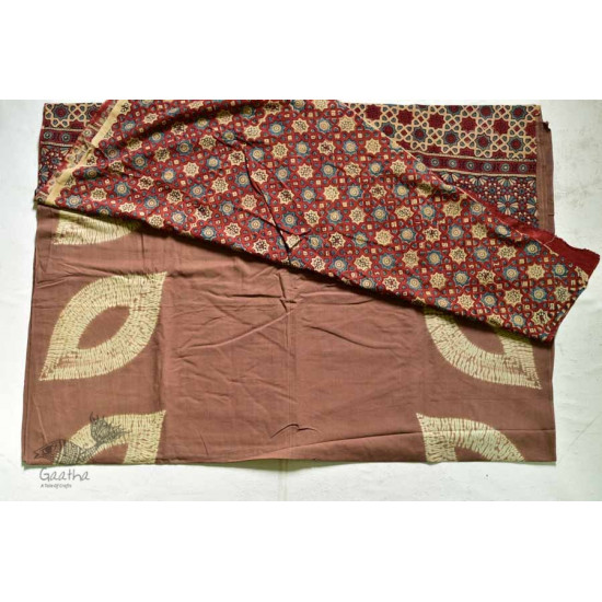 Charulata ★ Tie-Dye & Ajrakh ★ Cotton Shibori Saree ★ 6