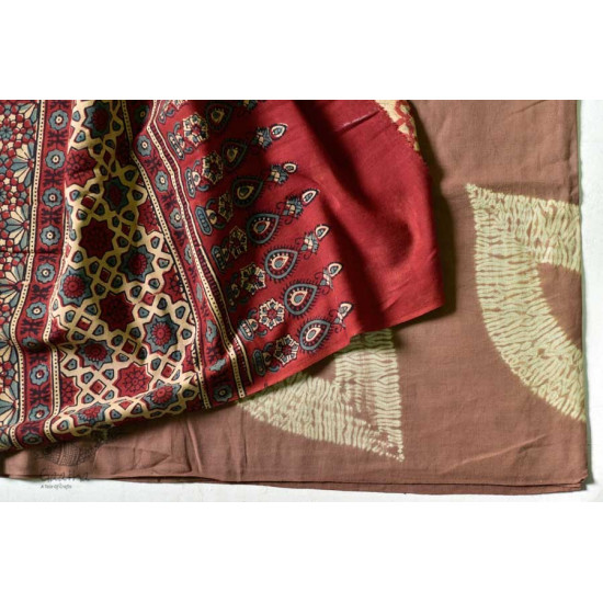 Charulata ★ Tie-Dye & Ajrakh ★ Cotton Shibori Saree ★ 6